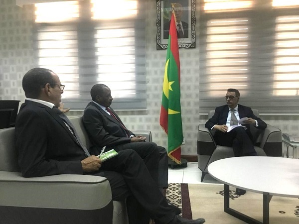 وزير الاقتصاد والتنمية المستدامة الموريتاني يستقبل مدير عام المنظمة العربية للتنمية الزراعية